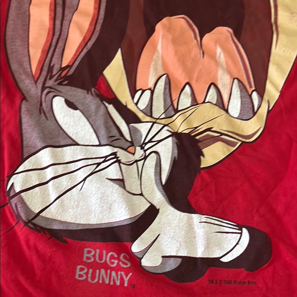 Fruit of the Loom Looney Tunes Bugs Bunny & Taz Tee - Picture 6 of 7